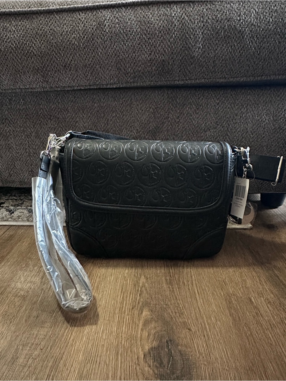 Her Universe Star Wars Black Embossed Emblem Crossbody Bag